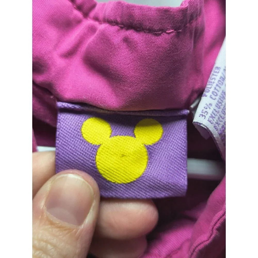 Vintage Pink Winnie The Pooh Vest Girls Size 5 Full Zip Butterflies